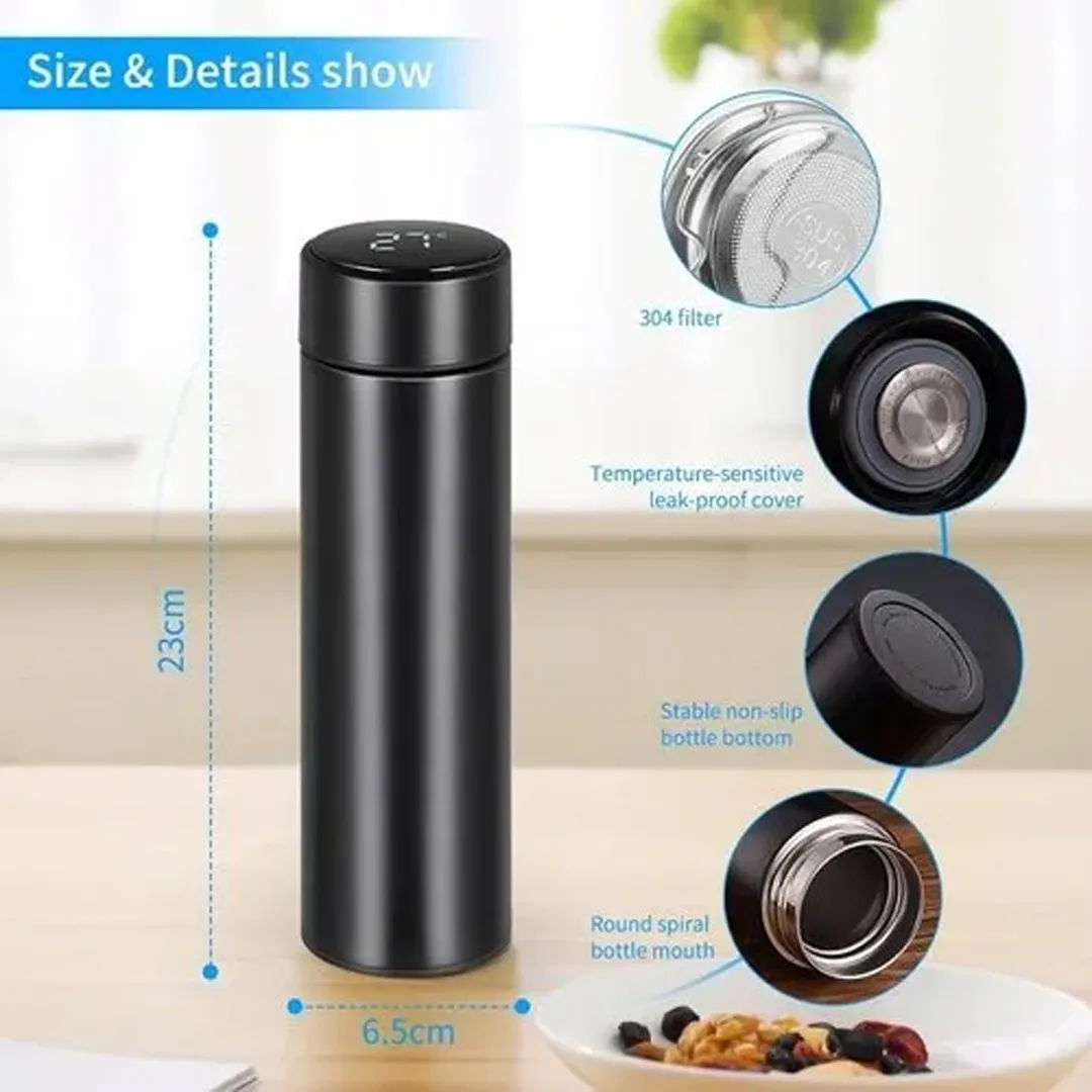 Digital Temperature Led Water Bottle